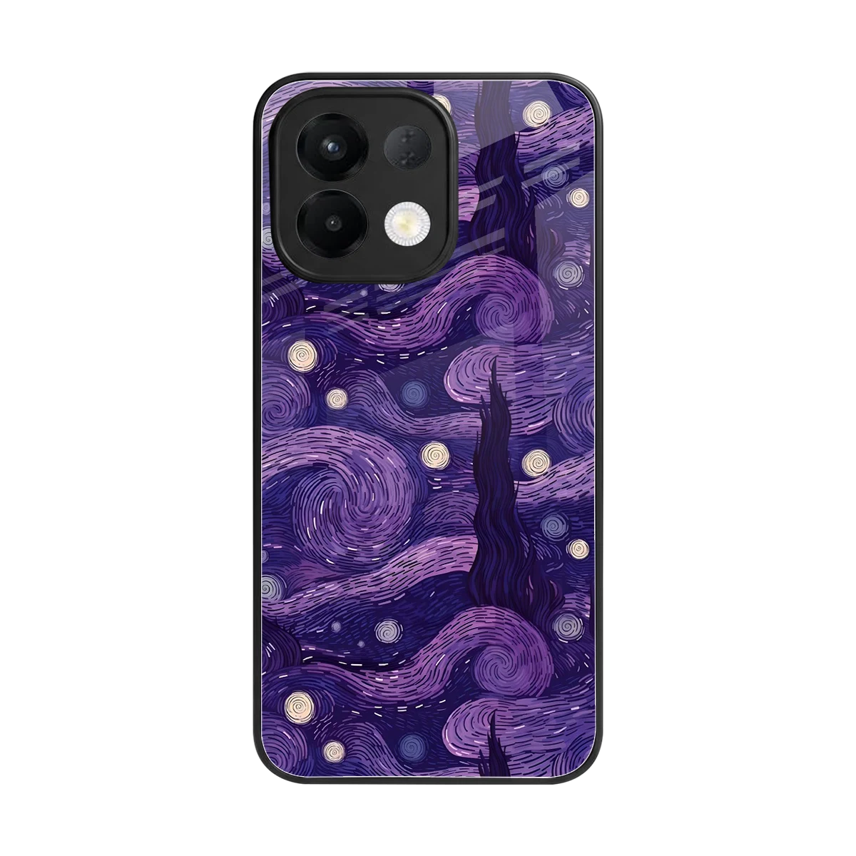 Nebula Galaxy back phone cover | glass case for oppo k13 5g