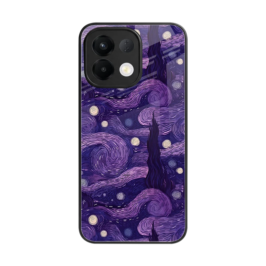 Nebula Galaxy back phone cover | glass case for oppo k13 5g
