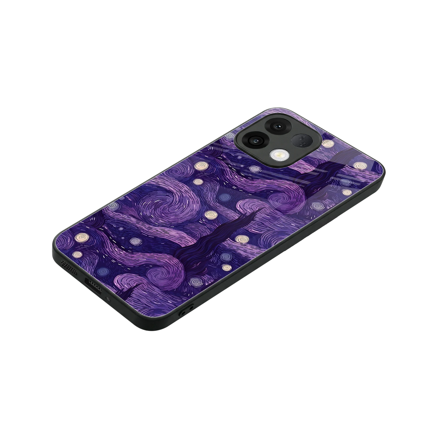 Nebula Galaxy stylish phone case for oppo k13 5g | glossy glass and slim fit