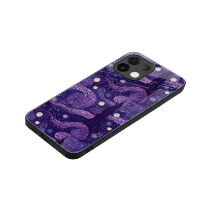 Nebula Galaxy stylish phone case for oppo k13 5g | glossy glass and slim fit