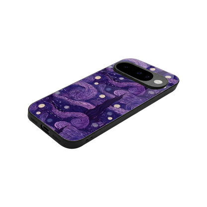 Nebula Galaxy stylish phone case for google pixel 10 | glossy glass and slim fit