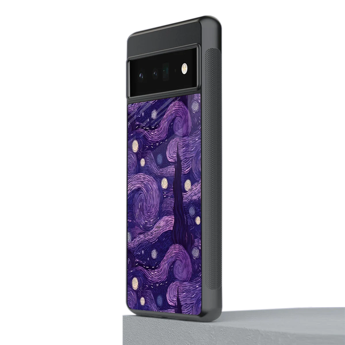 Nebula Galaxy stylish phone case for google pixel 6 pro | glossy glass and slim fit
