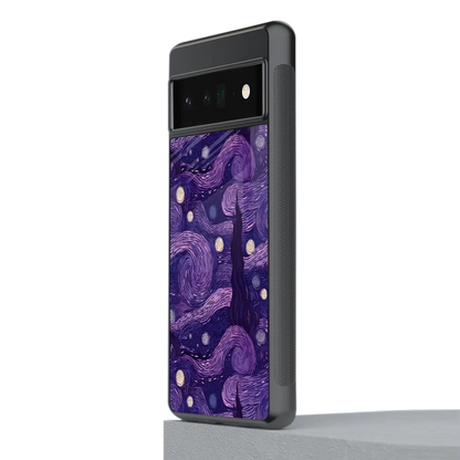 Nebula Galaxy stylish phone case for google pixel 6 pro | glossy glass and slim fit