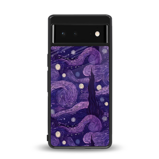 Nebula Galaxy back phone cover | glass case for google pixel 6