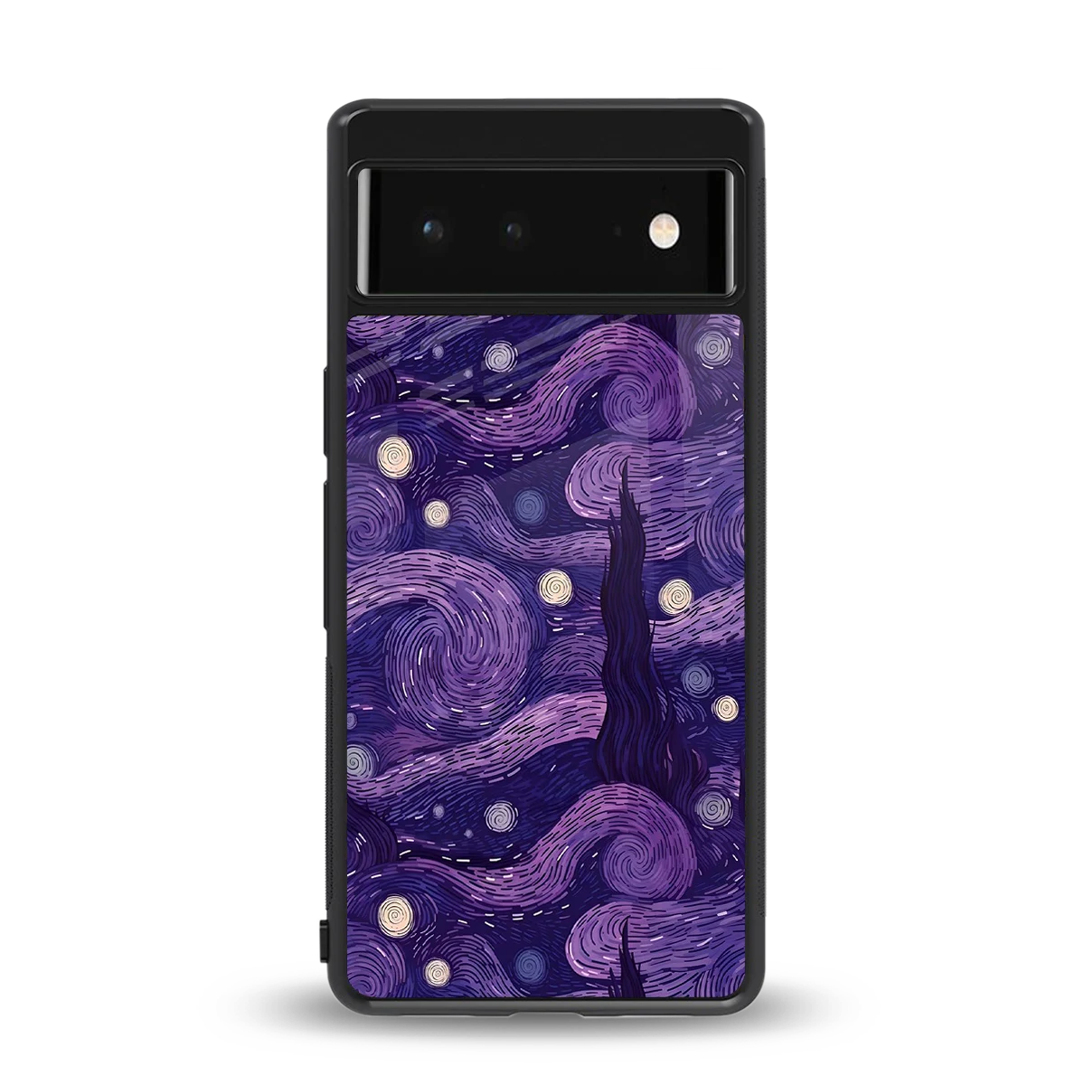 Nebula Galaxy back phone cover | glass case for google pixel 6a