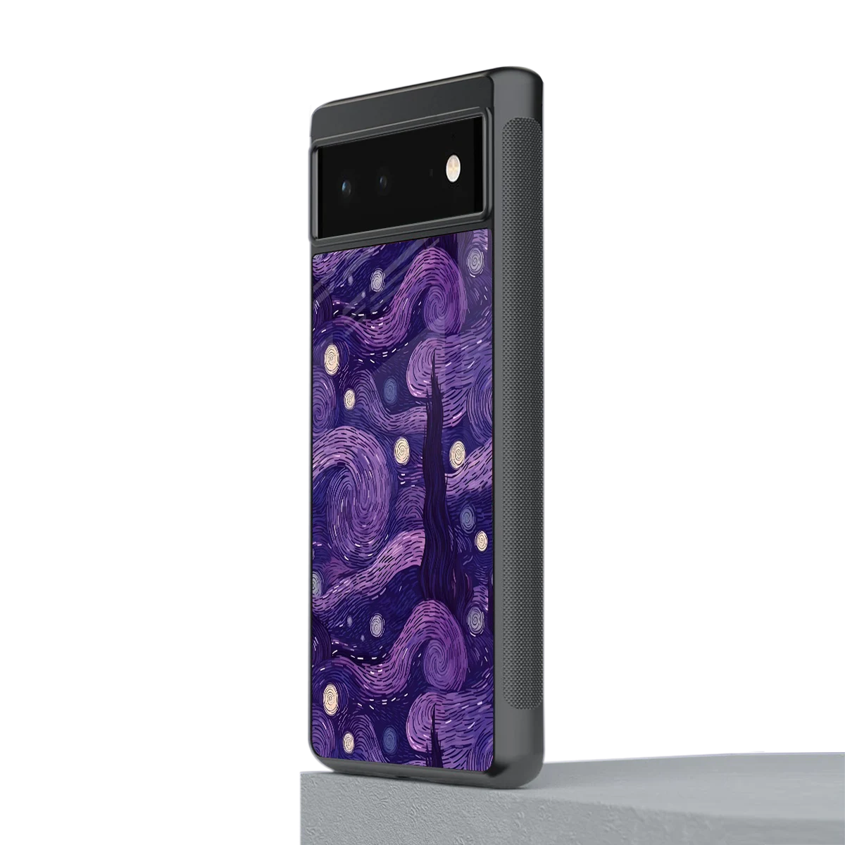 Nebula Galaxy stylish phone case for google pixel 6 | glossy glass and slim fit