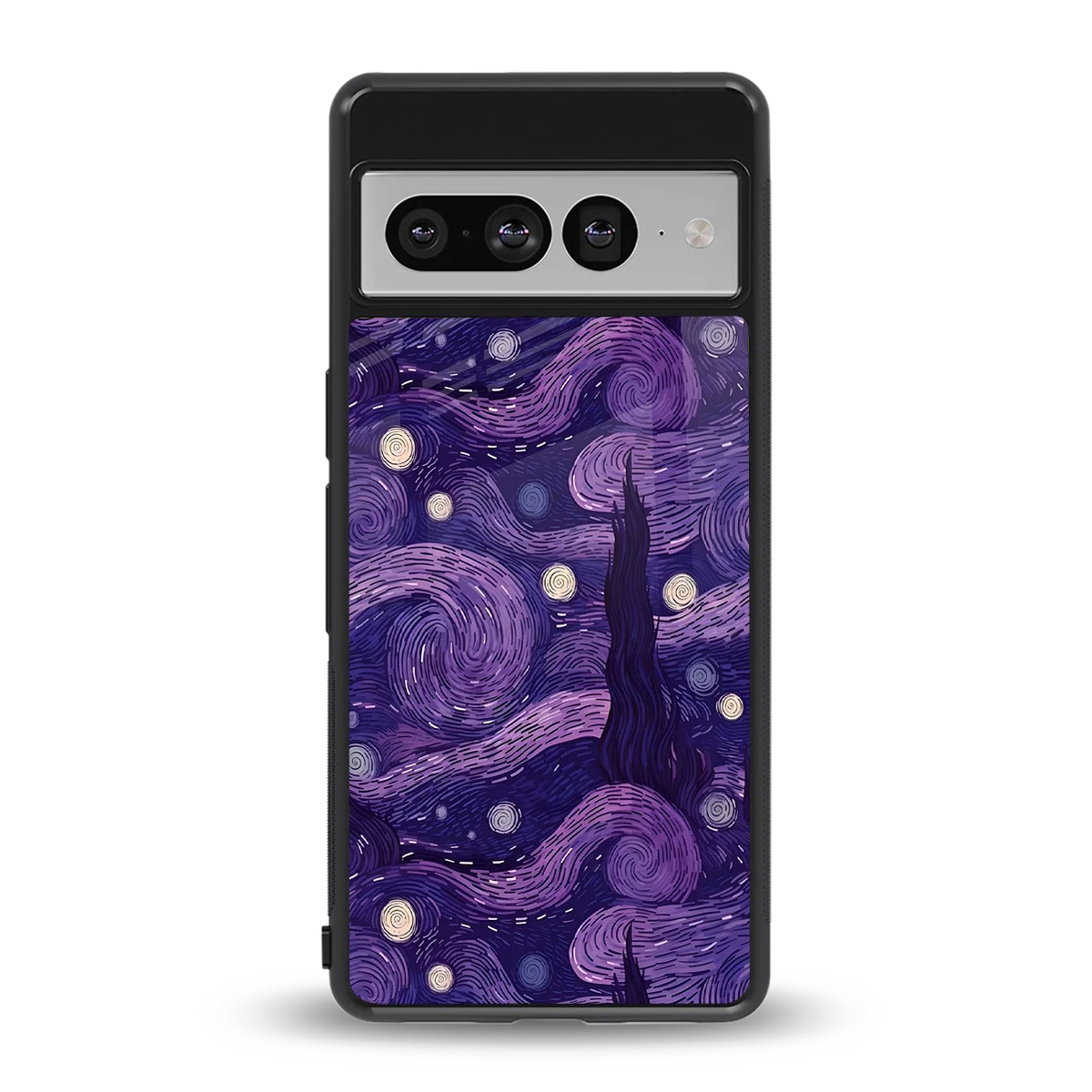 Nebula Galaxy back phone cover | glass case for google pixel 7 pro