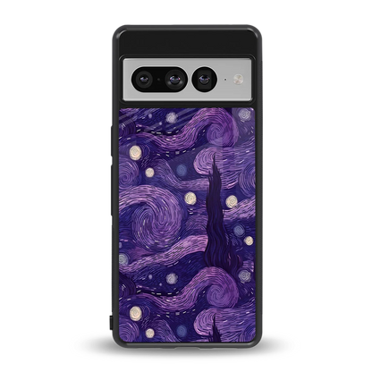 Nebula Galaxy back phone cover | glass case for google pixel 7 pro