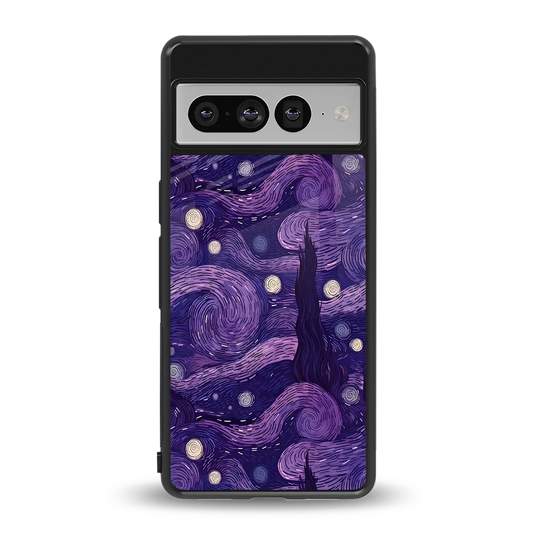 Nebula Galaxy back phone cover | glass case for google pixel 7 pro