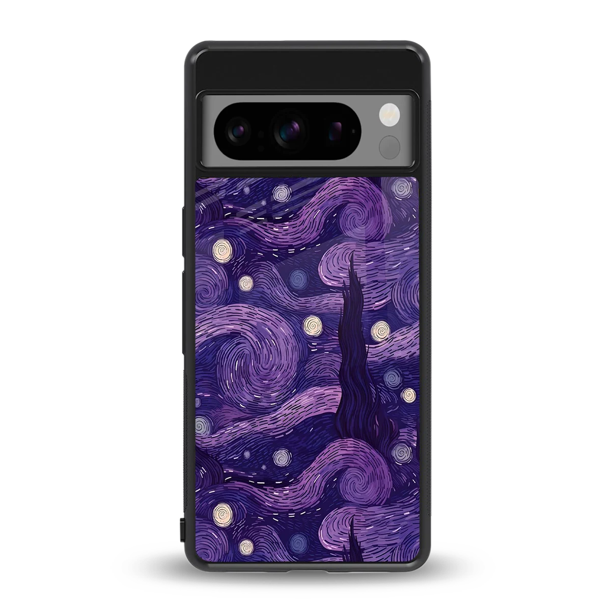 Nebula Galaxy back phone cover | glass case for google pixel 8 pro