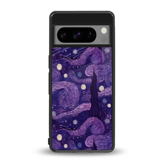 Nebula Galaxy back phone cover | glass case for google pixel 8 pro
