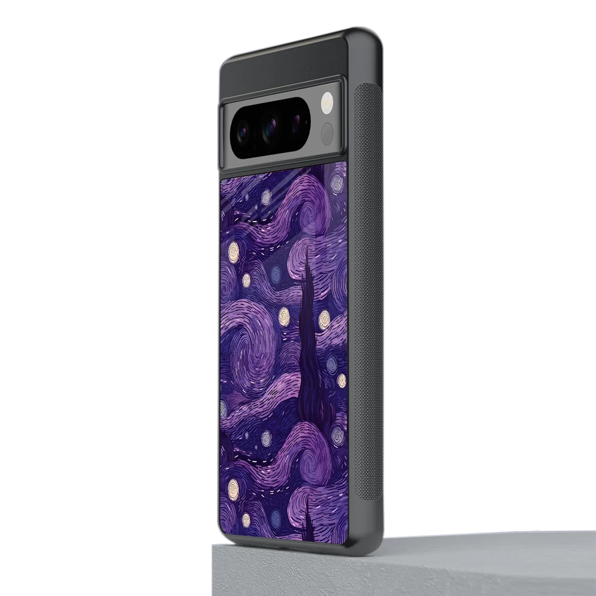 Nebula Galaxy stylish phone case for google pixel 8 pro | glossy glass and slim fit