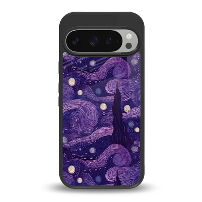 Nebula Galaxy back phone cover | glass case for google pixel 9 pro