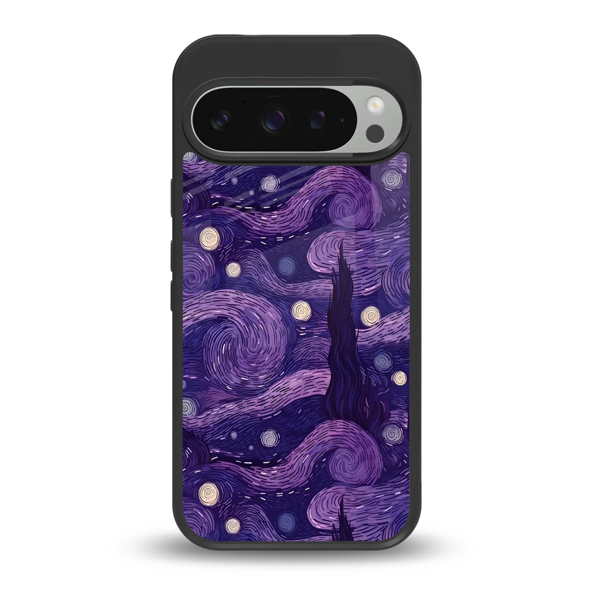 Nebula Galaxy back phone cover | glass case for google pixel 9 pro xl