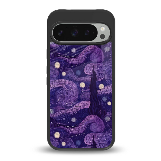 Nebula Galaxy back phone cover | glass case for google pixel 9 pro xl