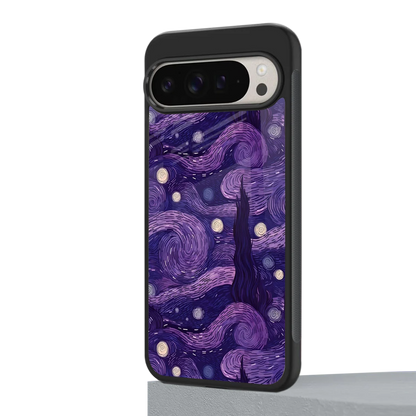Nebula Galaxy google pixel 9 pro mobile cover | shockproof glass phone case