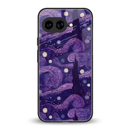Nebula Galaxy back phone cover | glass case for google pixel 10a