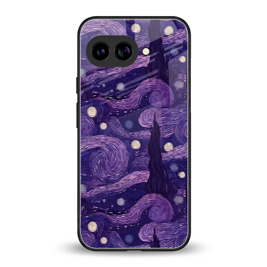 Nebula Galaxy back phone cover | glass case for google pixel 10a