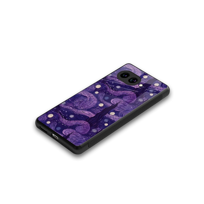 Nebula Galaxy stylish phone case for google pixel 10a | glossy glass and slim fit