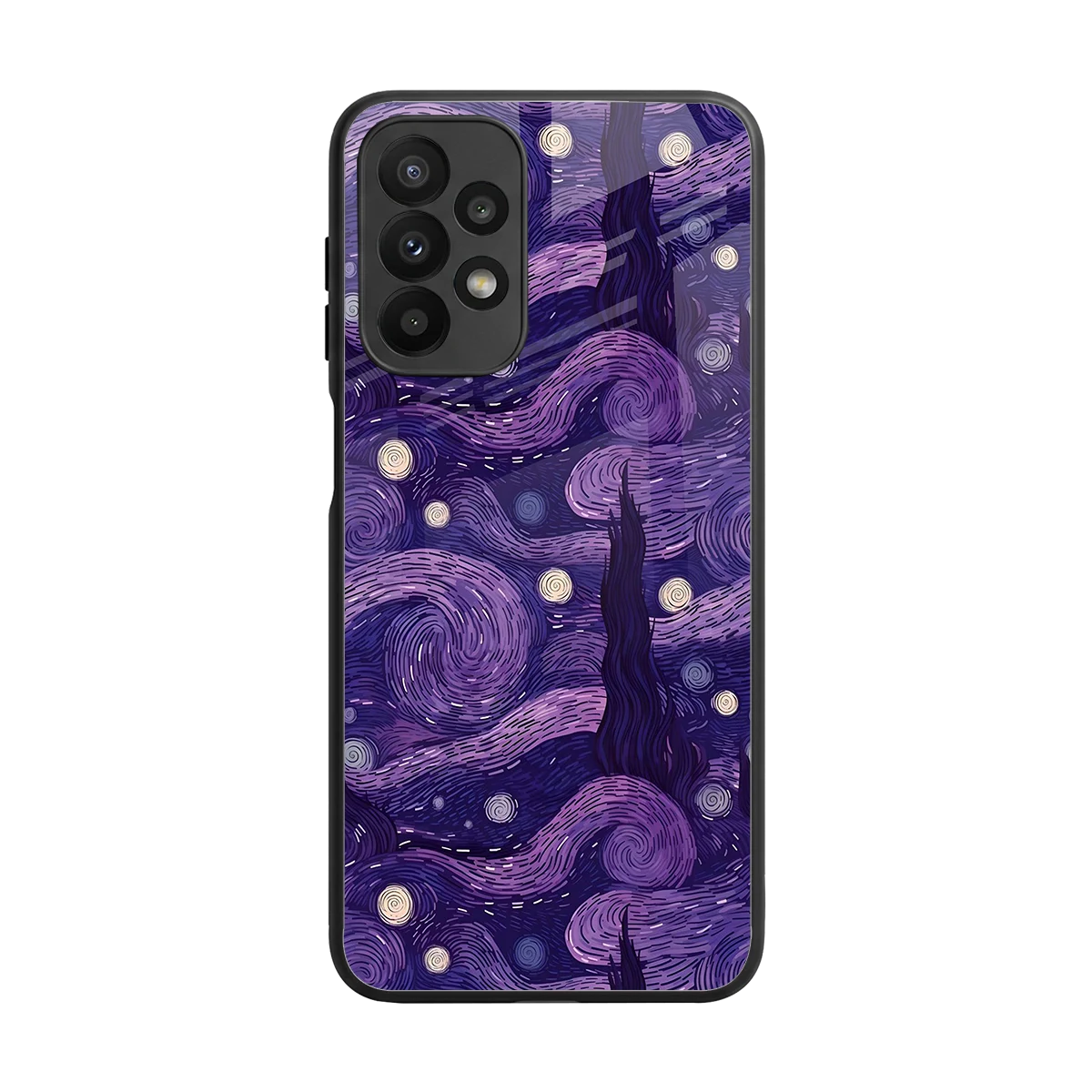 Nebula Galaxy back phone cover | glass case for samsung galaxy a23
