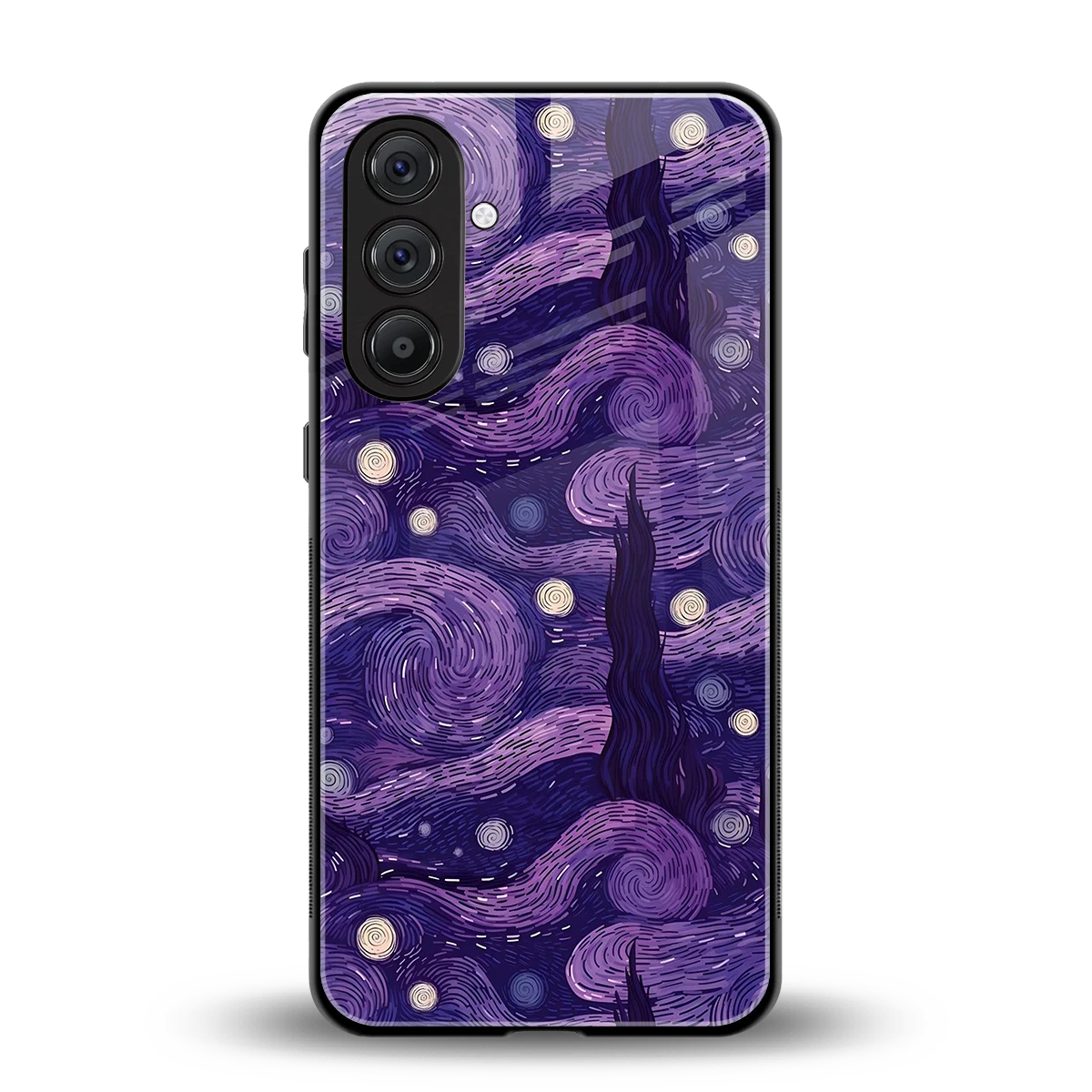 Nebula Galaxy back phone cover | glass case for samsung galaxy a55 5g