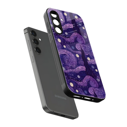 Nebula Galaxy sleek samsung galaxy m35 5g cover with tempered glass back and TPU edges