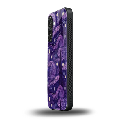 Nebula Galaxy samsung galaxy a55 5g mobile cover | shockproof glass phone case