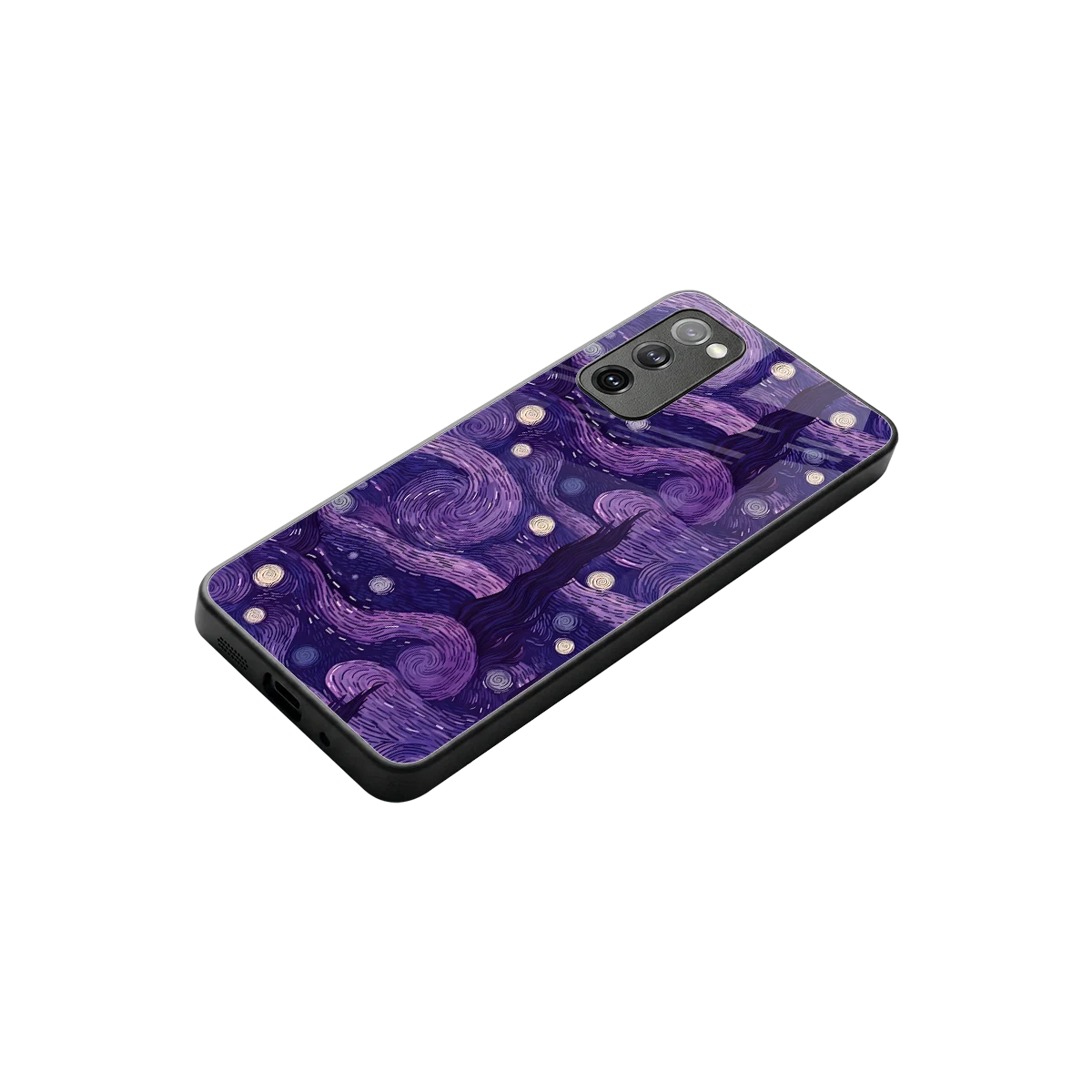 Nebula Galaxy stylish phone case for samsung galaxy s20 fe | glossy glass and slim fit