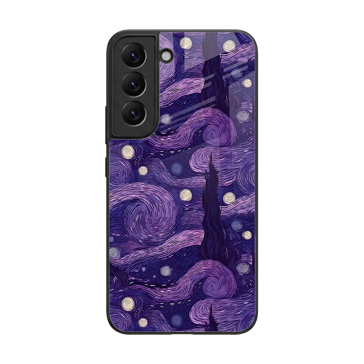 Nebula Galaxy back phone cover | glass case for samsung galaxy s22