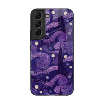 Nebula Galaxy back phone cover | glass case for samsung galaxy s22