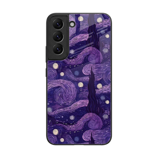 Nebula Galaxy back phone cover | glass case for samsung galaxy s22