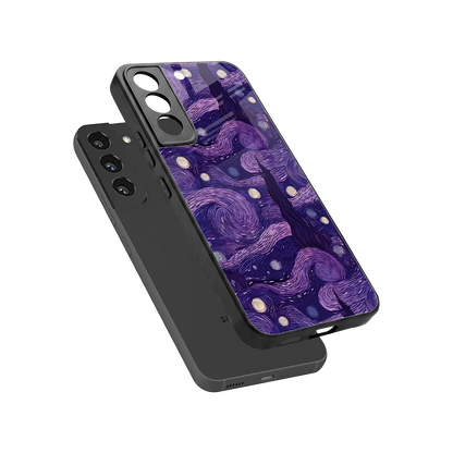 Nebula Galaxy sleek samsung galaxy s22 cover with tempered glass back and TPU edges