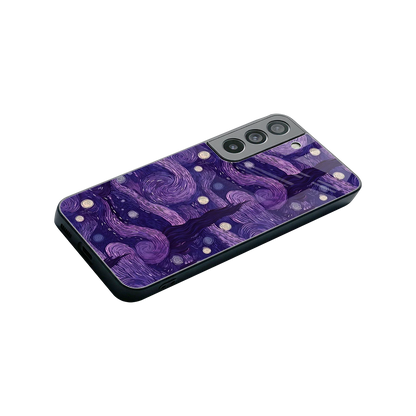 Nebula Galaxy stylish phone case for samsung galaxy s22 | glossy glass and slim fit