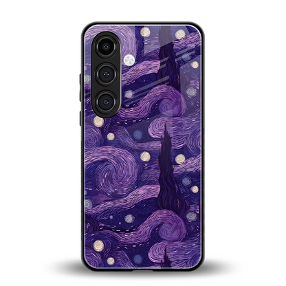 Nebula Galaxy back phone cover | glass case for samsung galaxy s25 fe