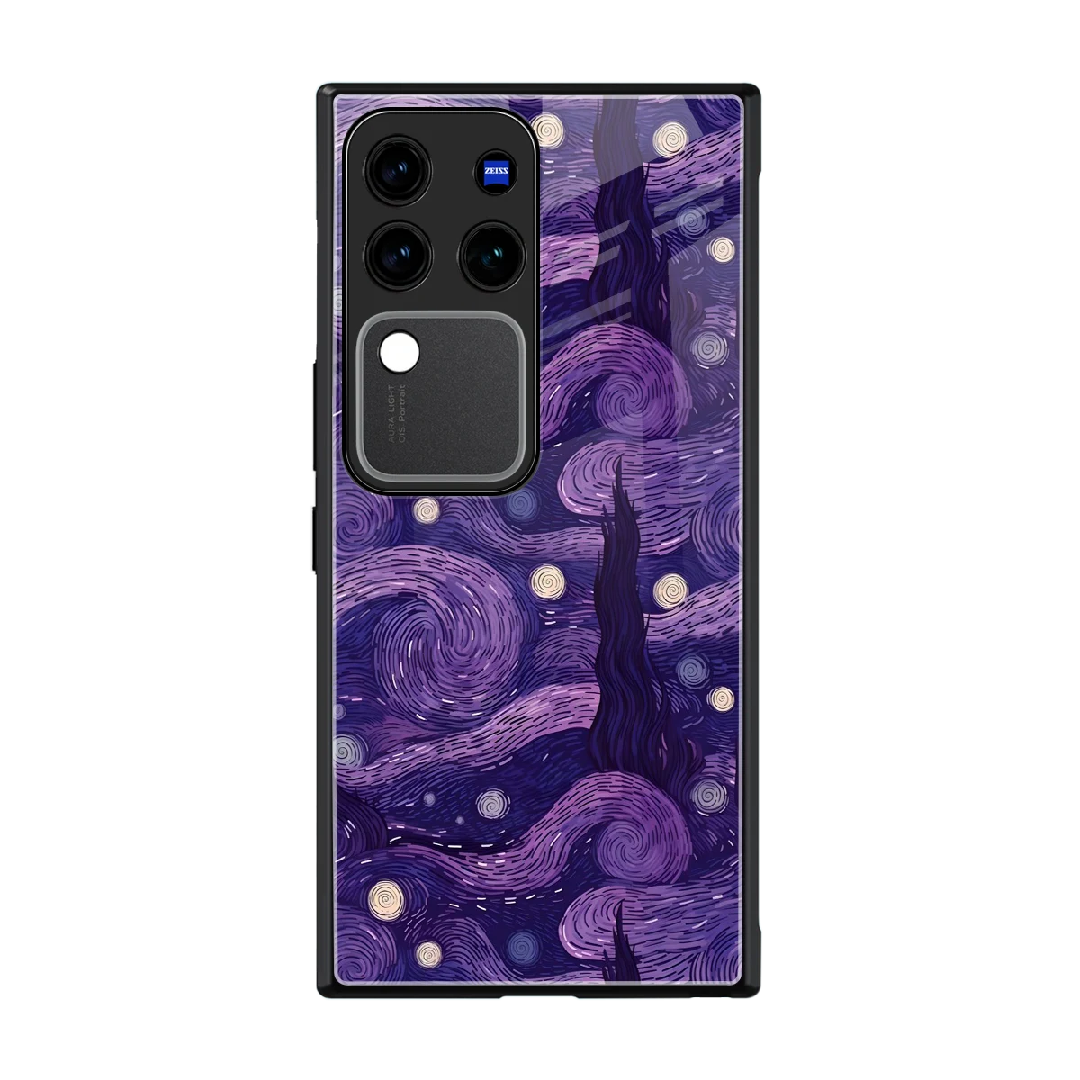 Nebula Galaxy back phone cover | glass case forvivo v30 pro