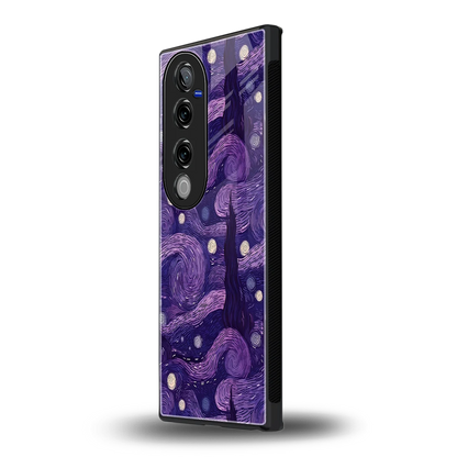 Nebula Galaxy vivo v40 pro mobile cover | shockproof glass phone case