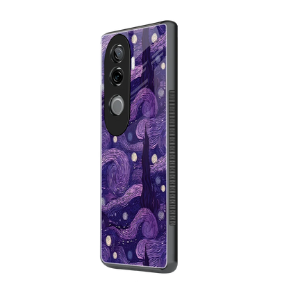 Nebula Galaxy vivo v40e mobile cover | shockproof glass phone case