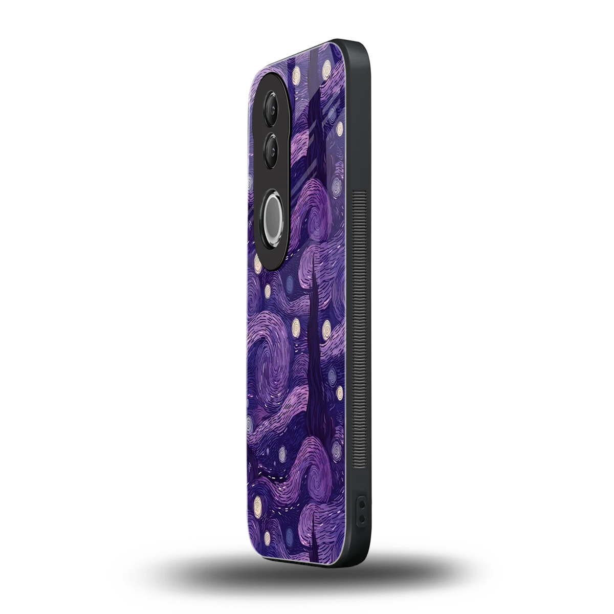 Nebula Galaxy vivo v50 mobile cover | shockproof glass phone case