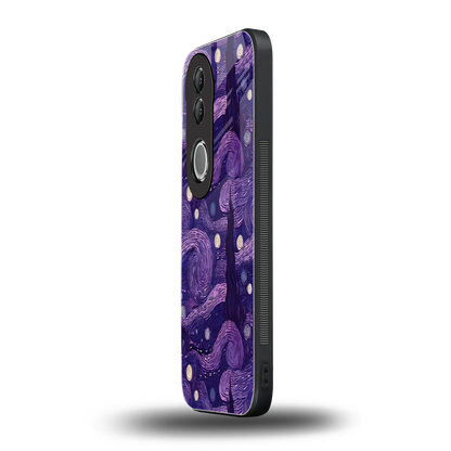 Nebula Galaxy vivo v50 mobile cover | shockproof glass phone case