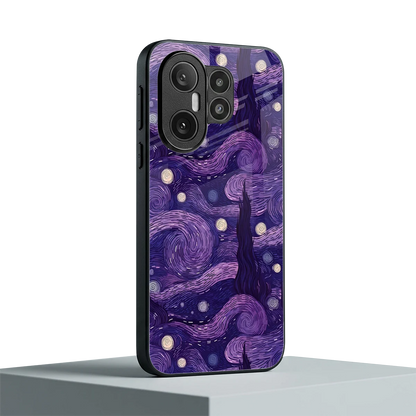 Nebula Galaxy vivo x200 fe mobile cover | shockproof glass phone case