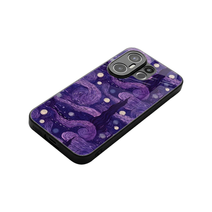 Nebula Galaxy stylish phone case for vivo x200 fe | glossy glass and slim fit