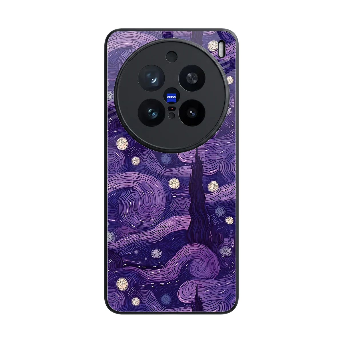 Nebula Galaxy back phone cover | glass case for vivo x200 pro