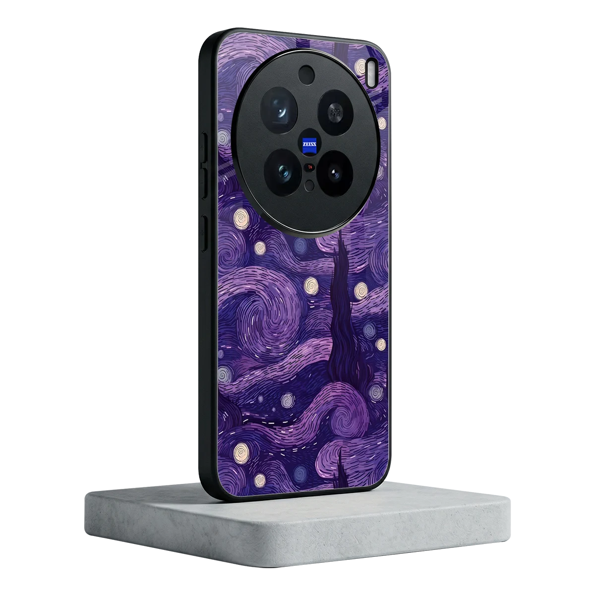 Nebula Galaxy vivo x200 pro mobile cover | shockproof glass phone case