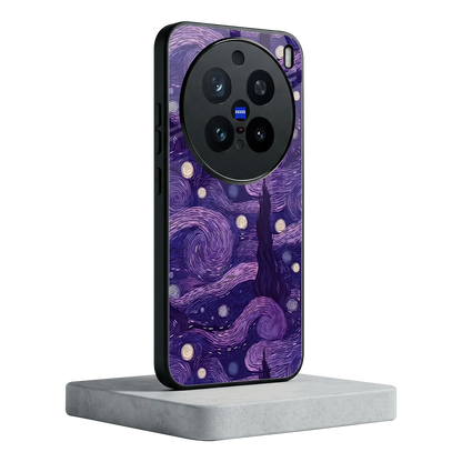 Nebula Galaxy vivo x200 pro mobile cover | shockproof glass phone case