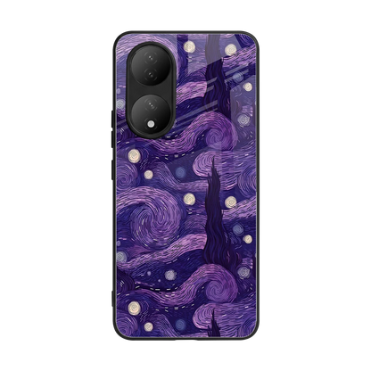 Nebula Galaxy back phone cover | glass case for Vivo-y100