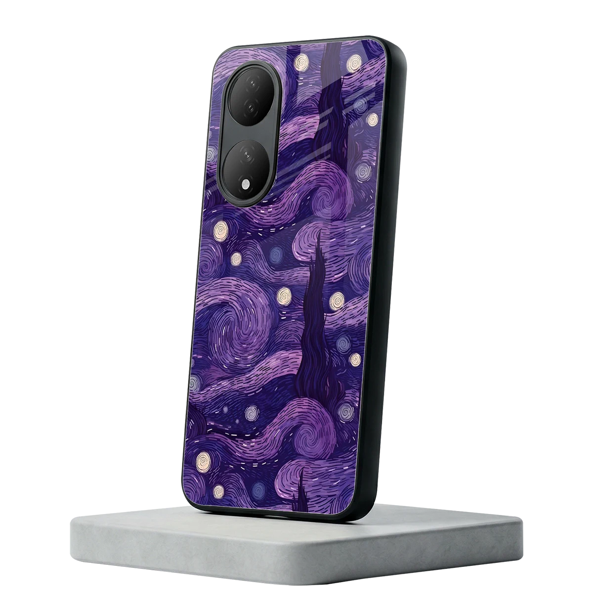 Nebula Galaxy Vivo-y100 mobile cover | shockproof glass phone case