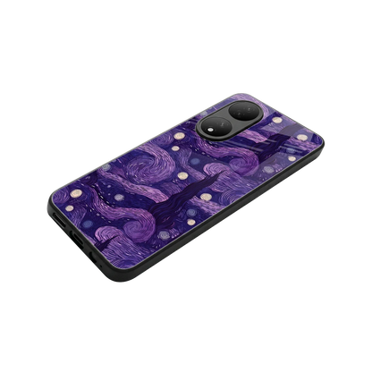 Nebula Galaxy stylish phone case for Vivo-y100 | glossy glass and slim fit