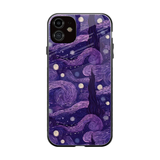 Nebula Galaxy back phone cover | glass case for iphone 12