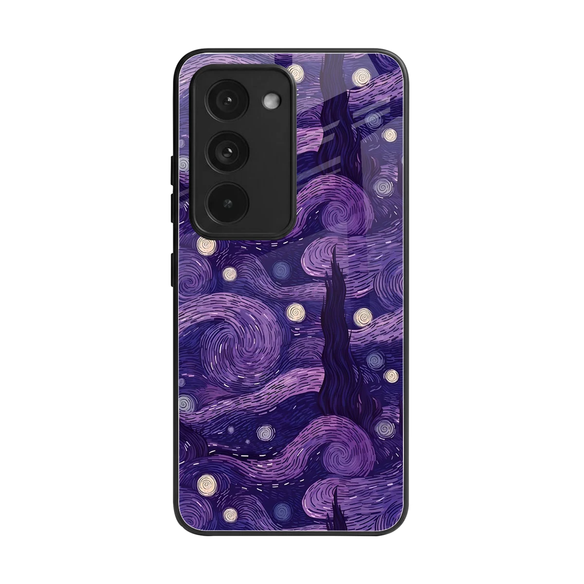 Nebula Galaxy back phone cover | glass case for redmi 15 5g
