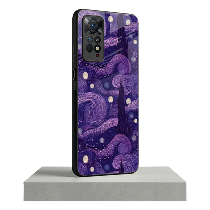 Nebula Galaxy redmi note 11 pro mobile cover | shockproof glass phone case
